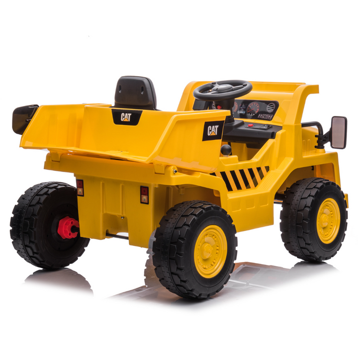CAT Licensed Dump Truck Quad 12V Ride On Toy Aussie Baby