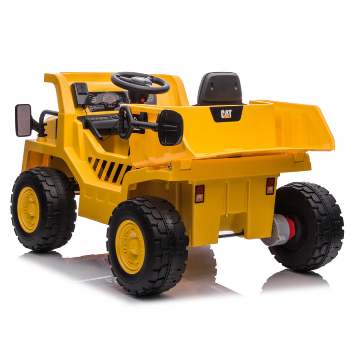CAT Licensed Dump Truck Quad 12V Ride On Toy Aussie Baby