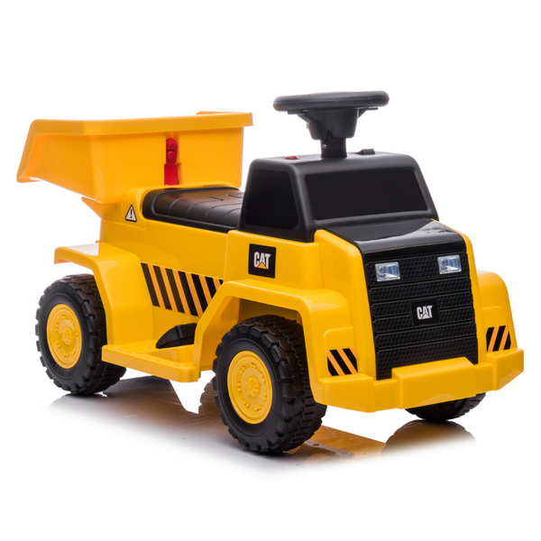 CAT Licensed Dump Truck Quad 6V Ride-On Toy