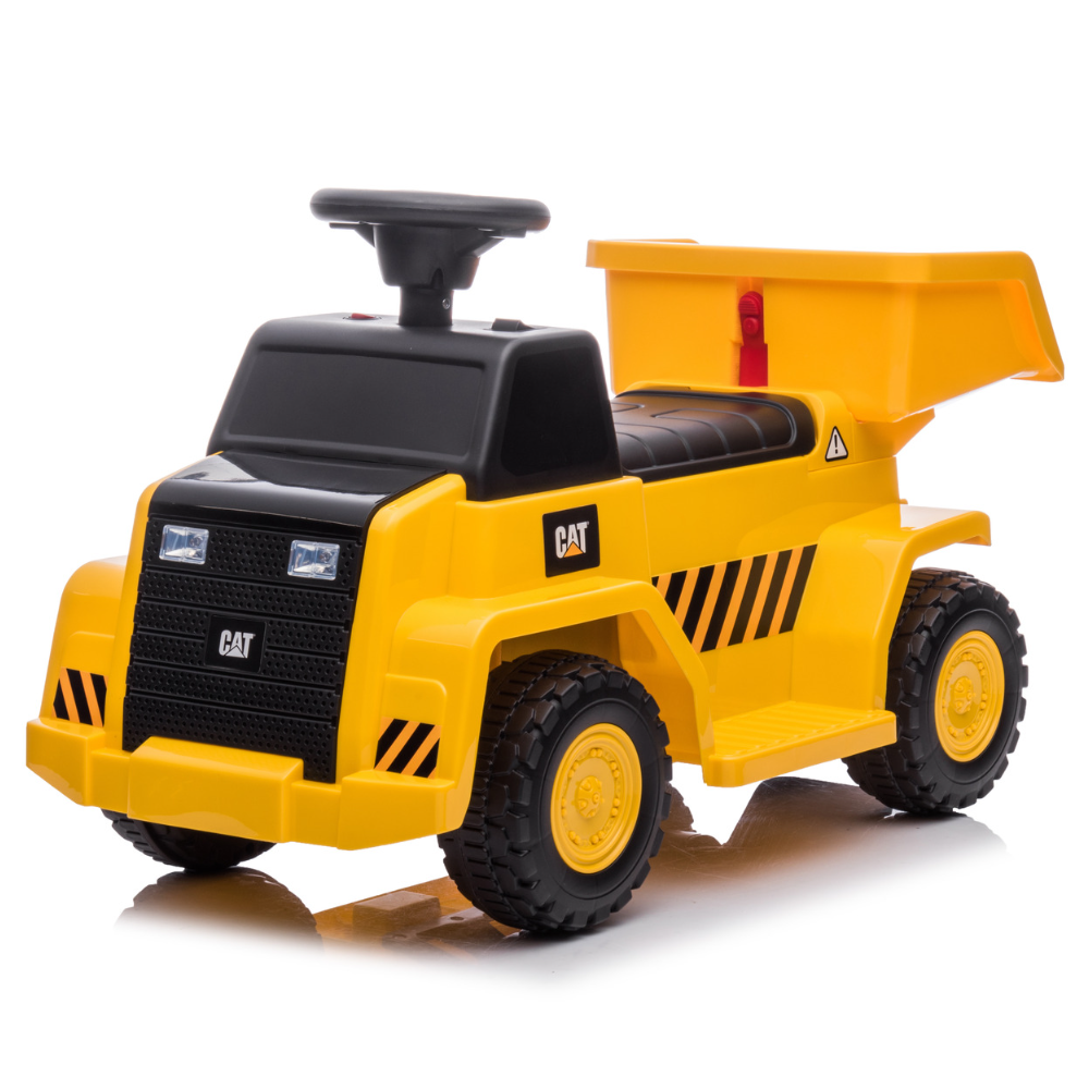 CAT Licensed Dump Truck Quad 6V Ride-On Toy