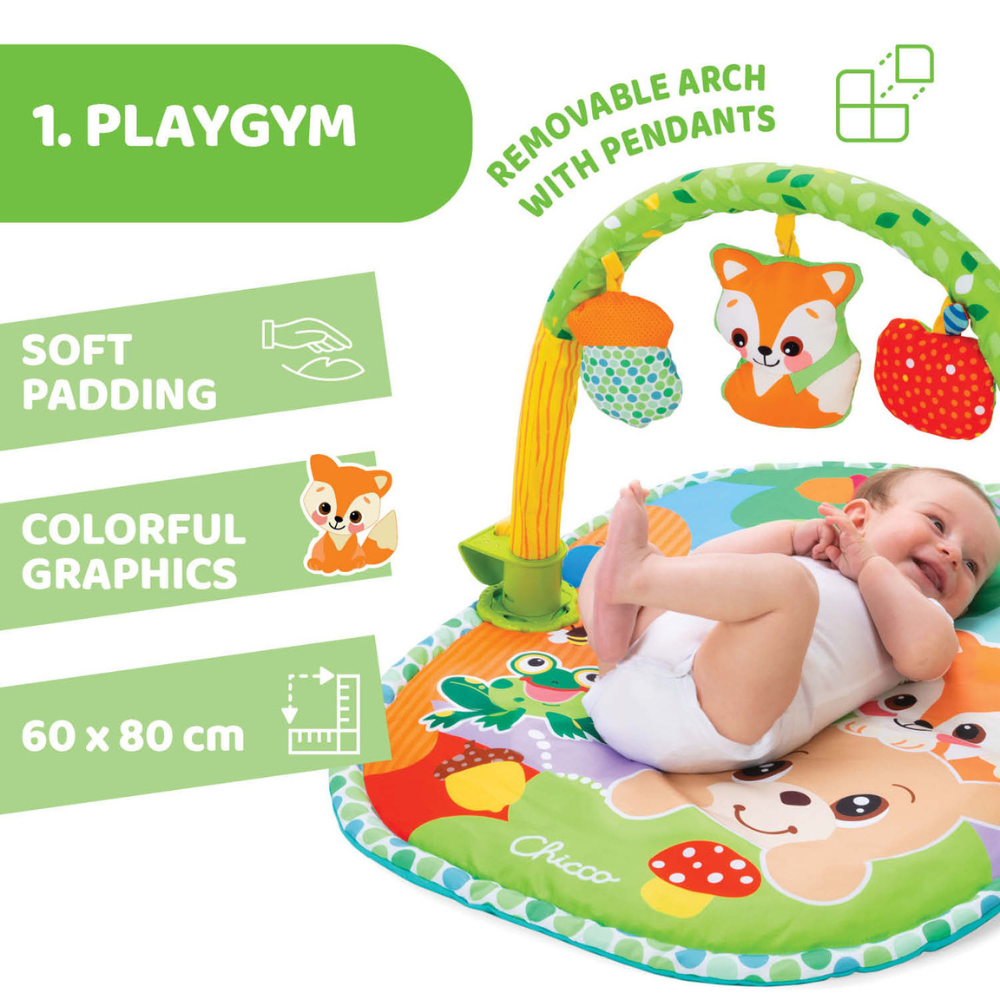 Chicco Magic Forest 3in1 Activity Playgym – Aussie Baby