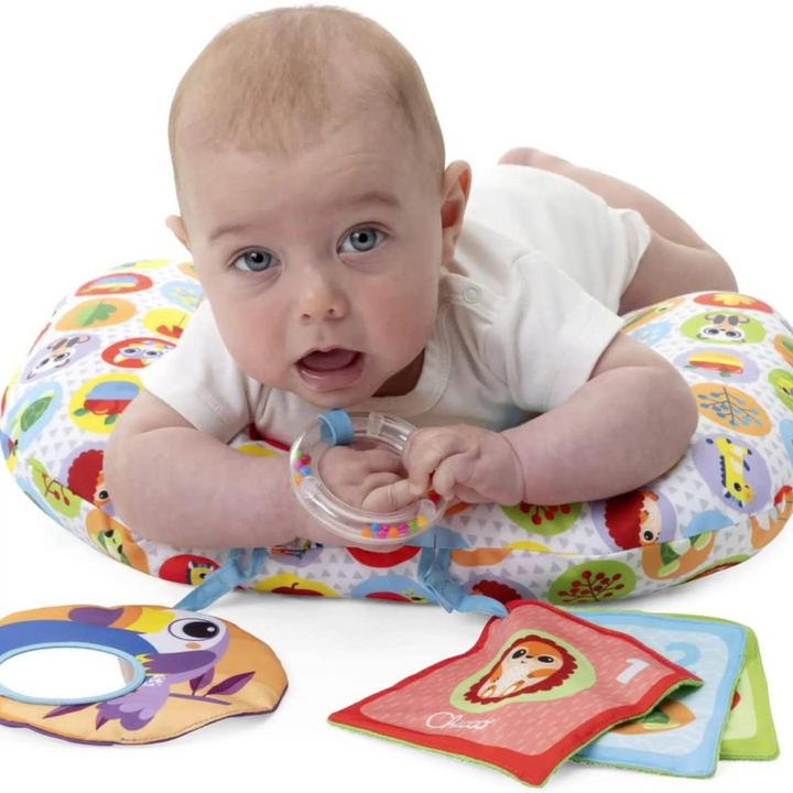 Chicco Magic Forest Tummy Time Boppy Pillow Aussie Baby
