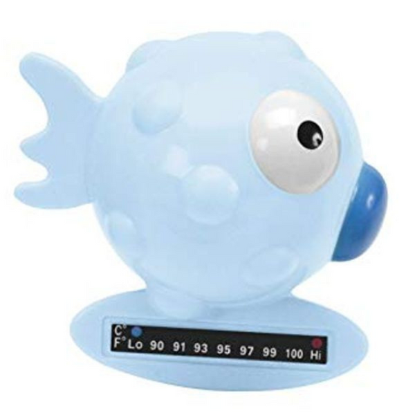 Chicco Nursing Bath Fish Thermometer Blue