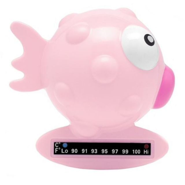 Chicco Nursing Bath Fish Thermometer Pink