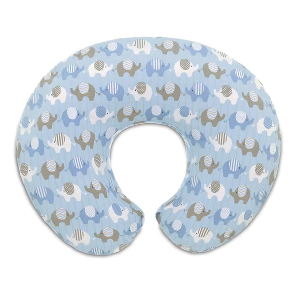Chicco Nursing Boppy Blue Pillow Elephants