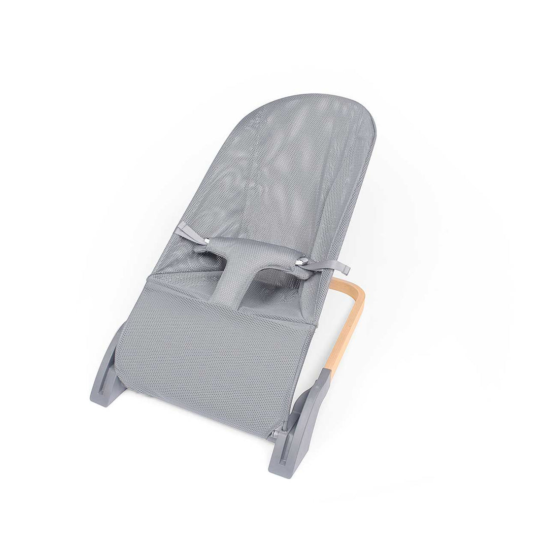 Grotime Cloud Timber Mesh Baby Bouncer - Grey
