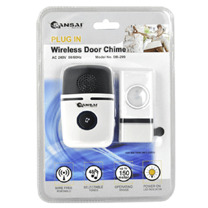 Sansai Plug In Wireless Door Chime