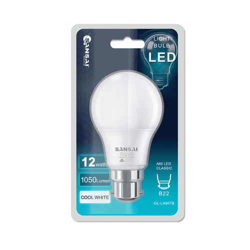 Sansai LED Light Bulb 12 Watts 1050 Lumen Cool White