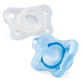 Chicco PhysioForma Mini Soft Soother 2-Pack – Blue (0–2m)