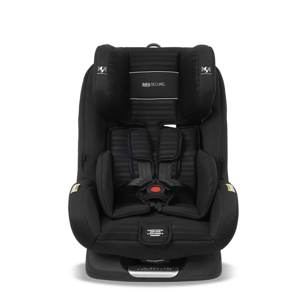 InfaSecure Velocity Caprice Stripe - ISOFix Car Seat (Birth to 4 Years)