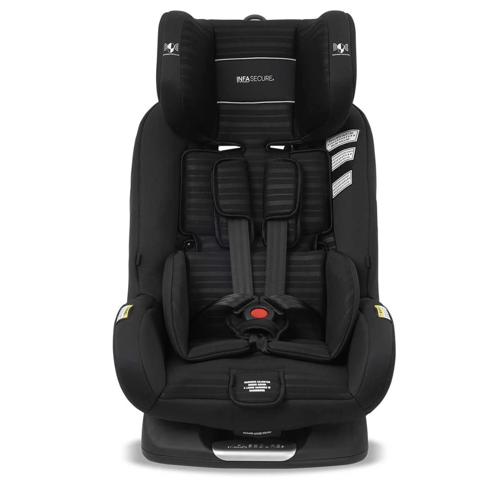 InfaSecure Velocity Caprice Stripe - ISOFix Car Seat (Birth to 4 Years)