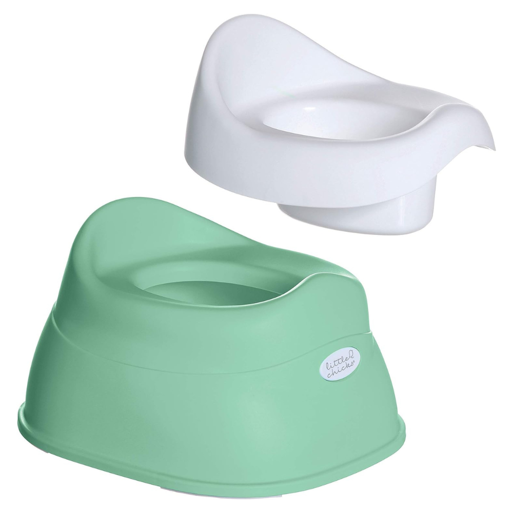 Little Chicks Easy Clean Child Training Potty Seat Mint – Aussie Baby