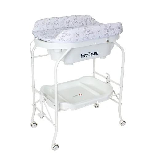 Love N Care Celeste Bath & Changer - Leaves