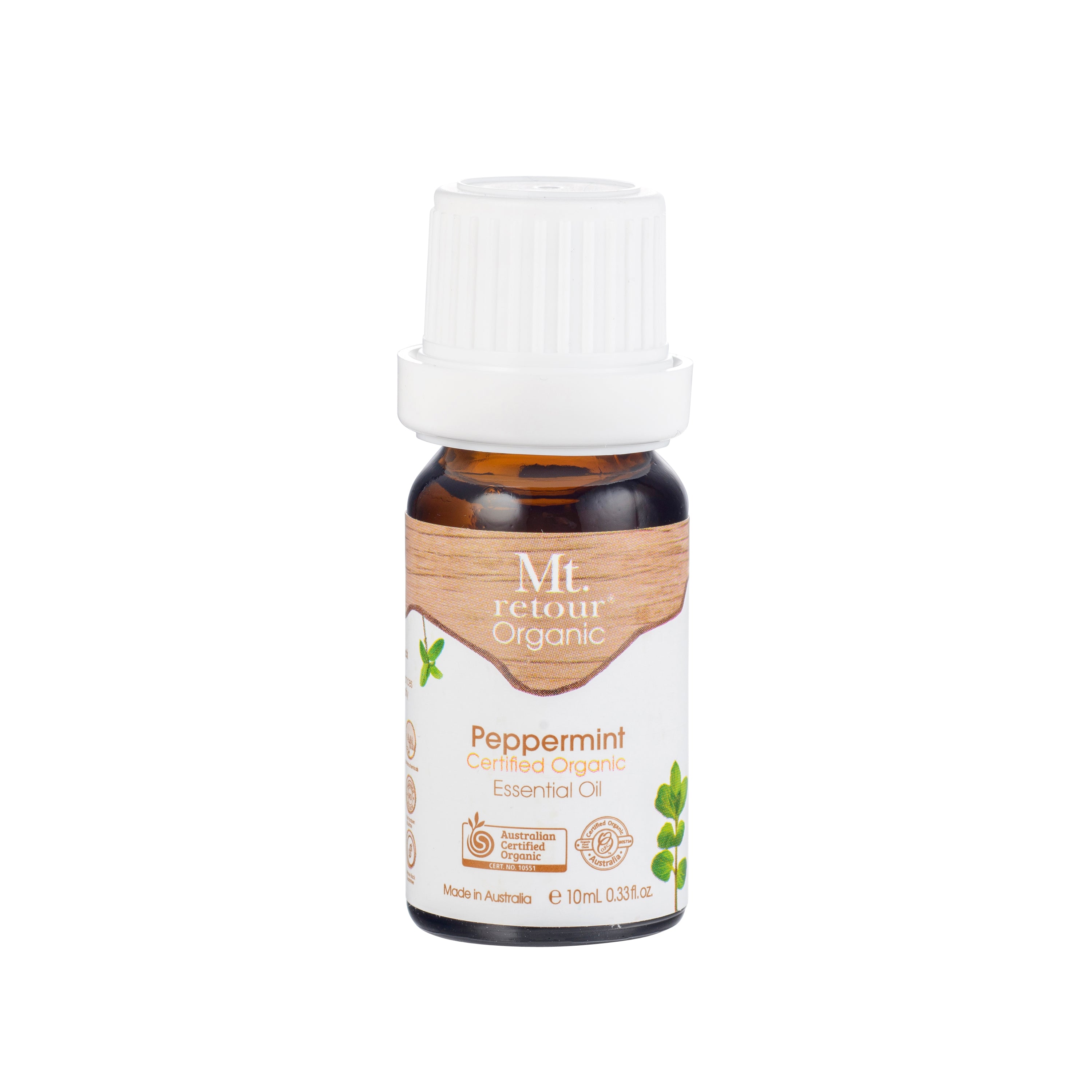 Mt. Retour Peppermint Certified Organic Essential Oil (MR03) 10mL