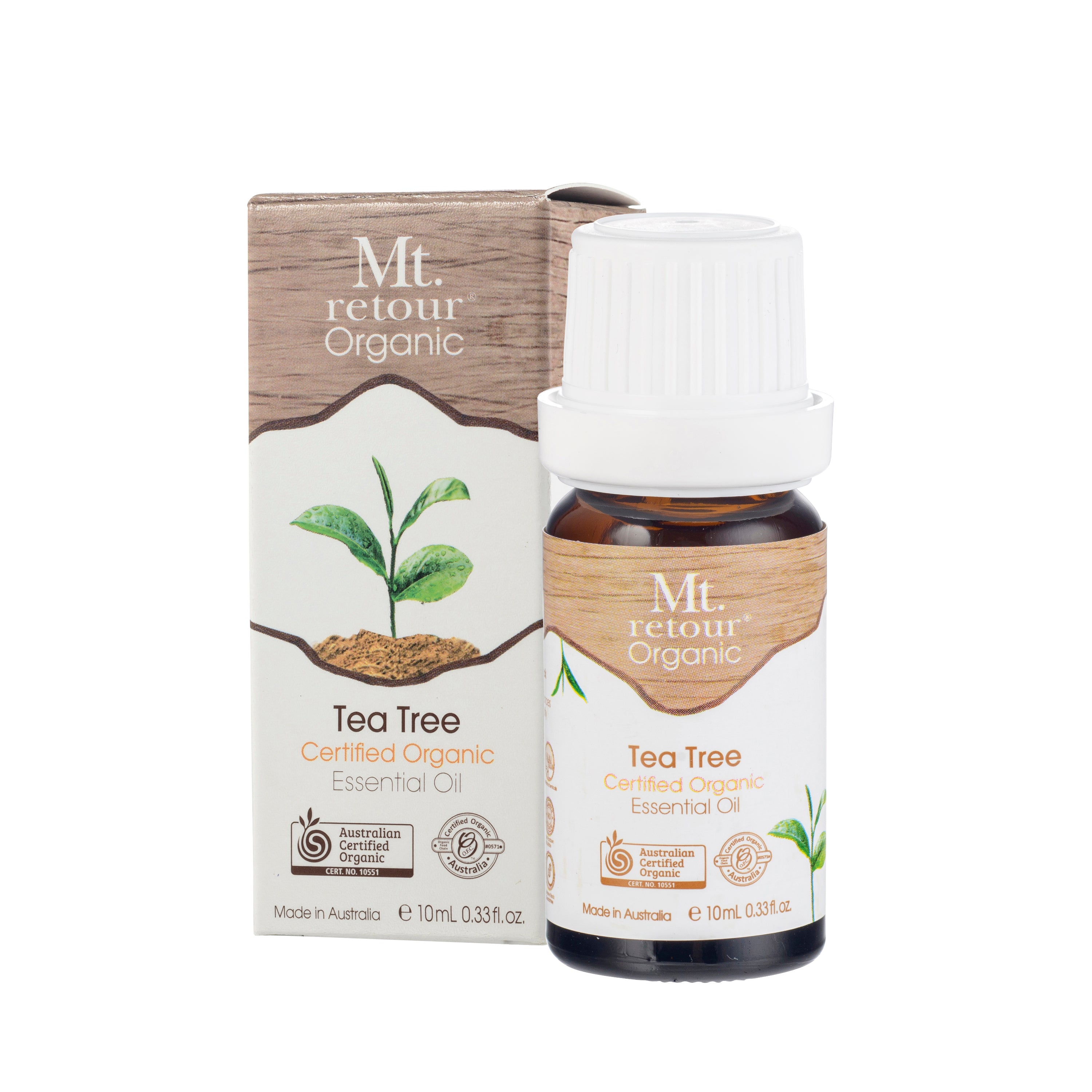 Mt. Retour Tea Tree Certified Organic Essential Oil (MR08) 10mL