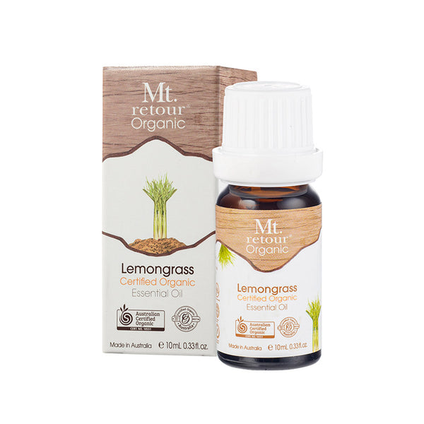 Mt. Retour Lemongrass Certified Organic Essential Oil (MR24) 10mL