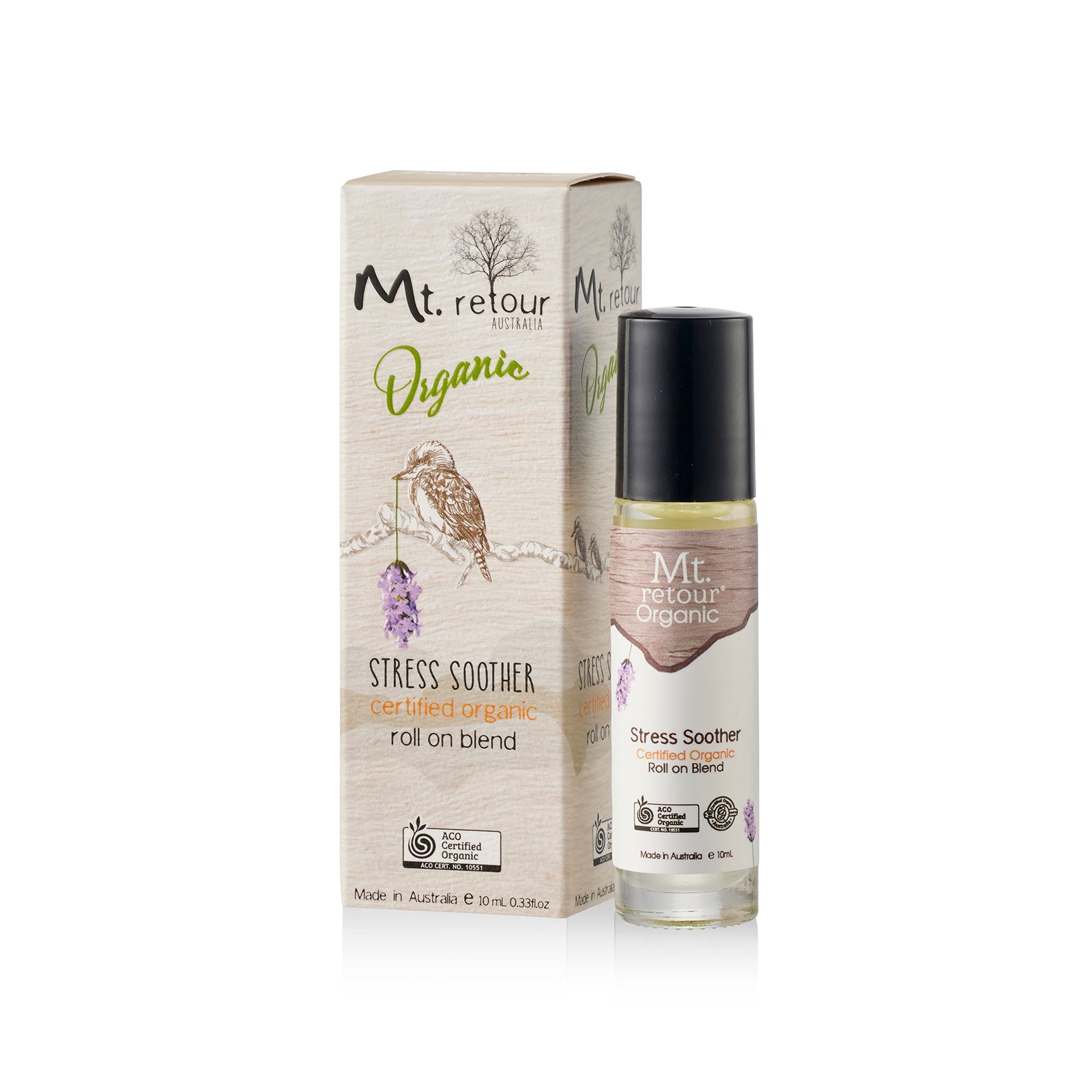 Mt.Retour Organic Lavender Stress Soother Roll on Blend 10ml
