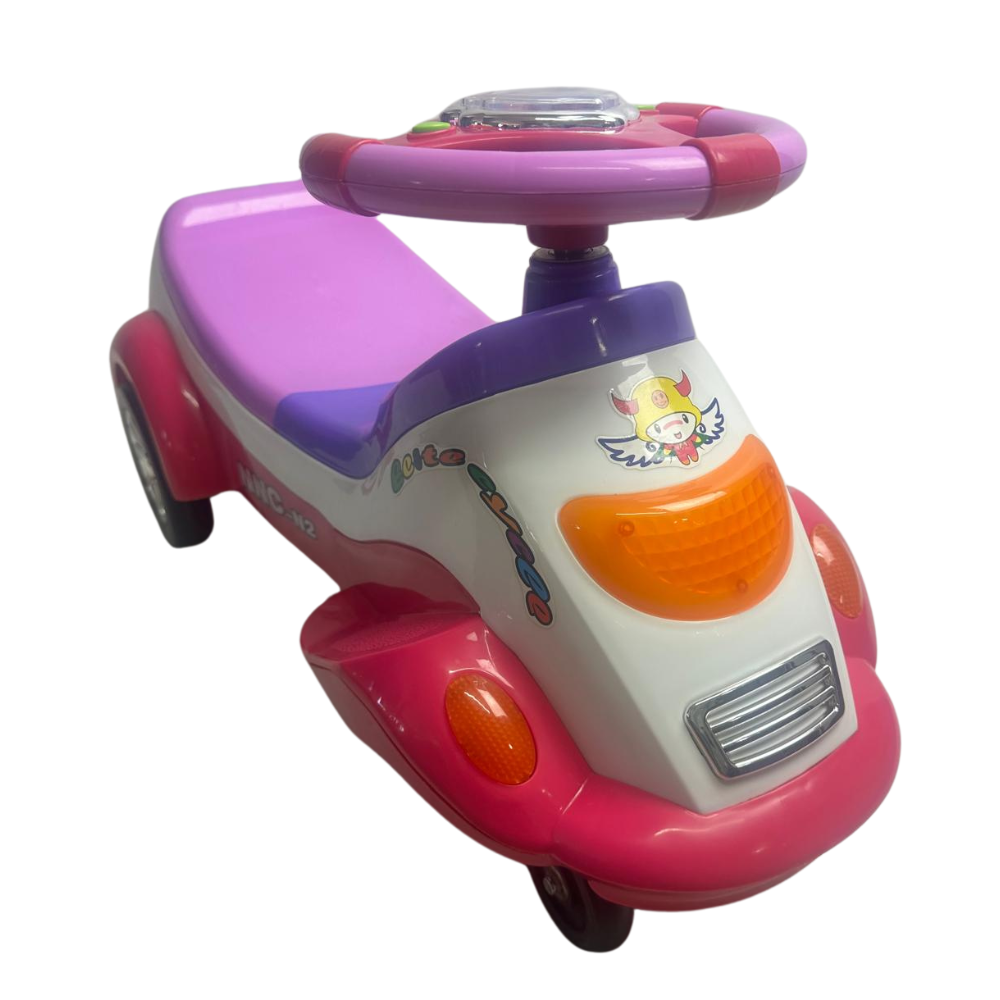 Twist & Go Swing Ride-On Wiggle Car - Pink