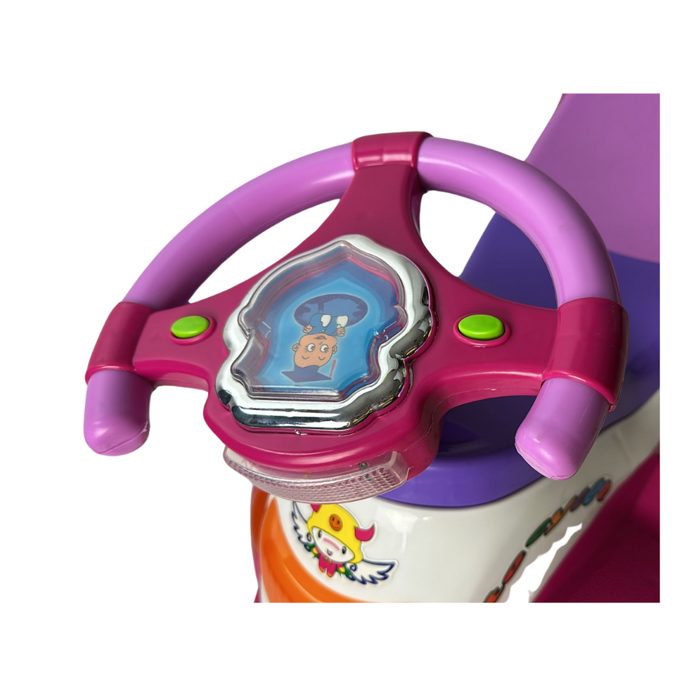 Twist & Go Pink Swing Car | Ride-On Toy - Kids Active Fun – Aussie Baby