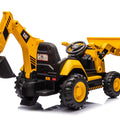 CAT 12V Official Licensed Kids Ride-On Backhoe Loader