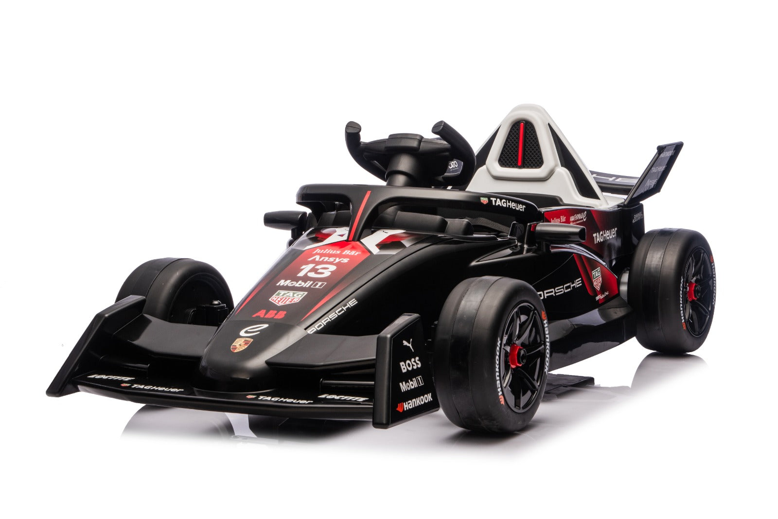 Licensed Formula E Porsche F1 12V Electric Ride-On Car for Kids
