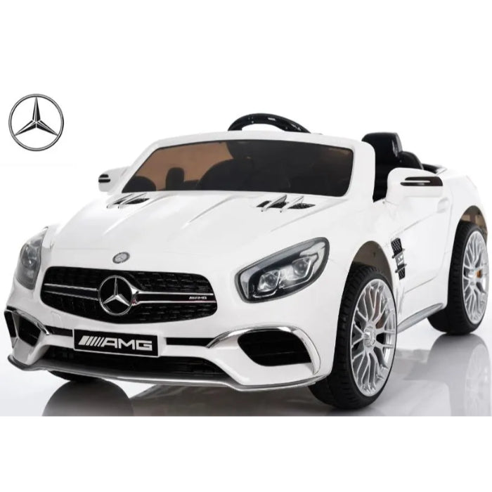 Licensed Mercedes-Benz SL65 AMG Kids Electric Ride On Car – White