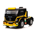 Licensed Mercedes-Benz Semi Trailer Truck Electric Ride-On - Yellow