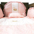 Aussie Baby Cot 6-Piece Bedding Set - Angel of Love - Pink