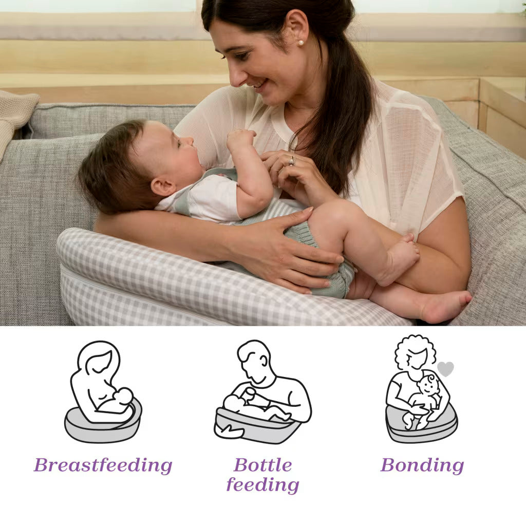 Boopy Boppy Deluxe Nursing Pillow – Wild Flowers | Feeding Support – Aussie Baby