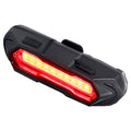 Sansai USB Rechargeable Bike Tail Light with 5 Red/White Mode - 9cm