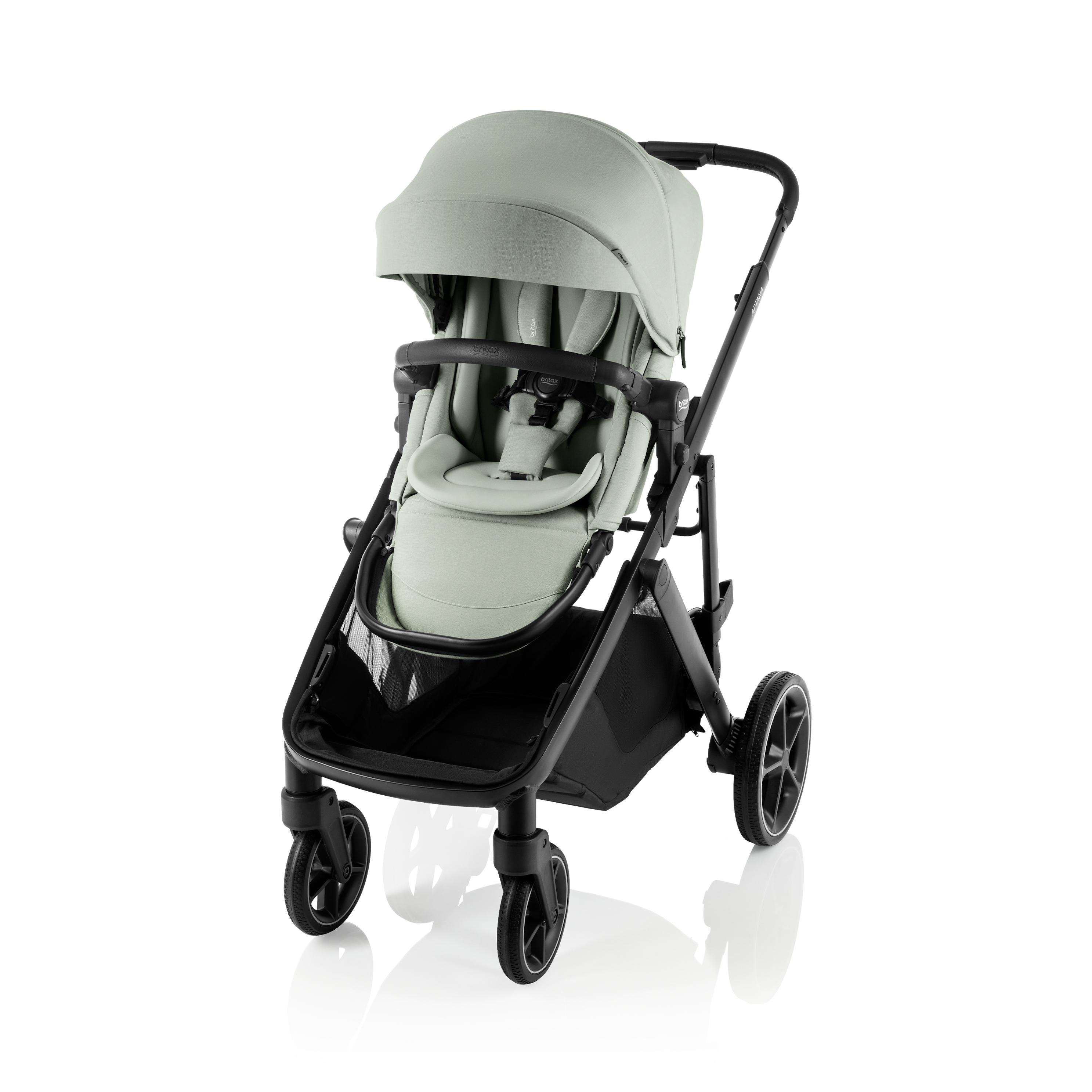 Britax Aptana Stroller + Second Seat – Sage Green