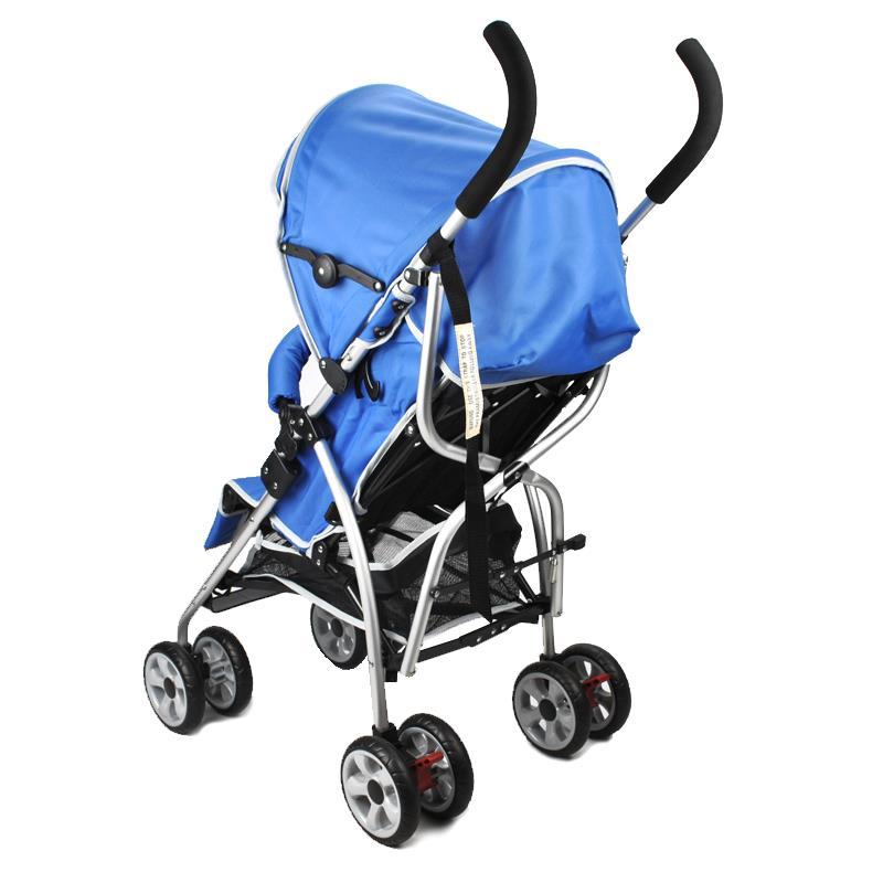 Aussie Baby Light Weight Two Position Layback Stroller - Blue - Aussie Baby