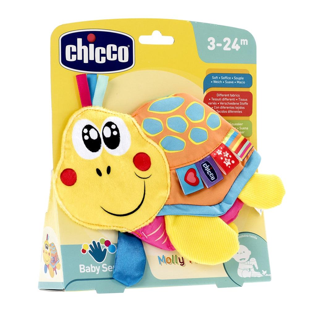 Chicco Toy Molly Cuddly Turtle Textile Rattle - Aussie Baby