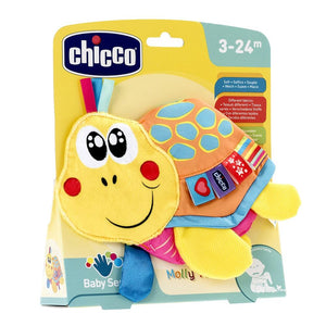 Chicco Toy Molly Cuddly Turtle Textile Rattle - Aussie Baby