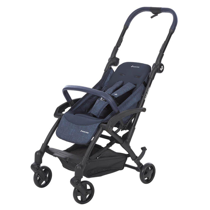 Maxi Cosi Laika Compact Stroller with Carry Cot Package - Nomad Blue - Aussie Baby
