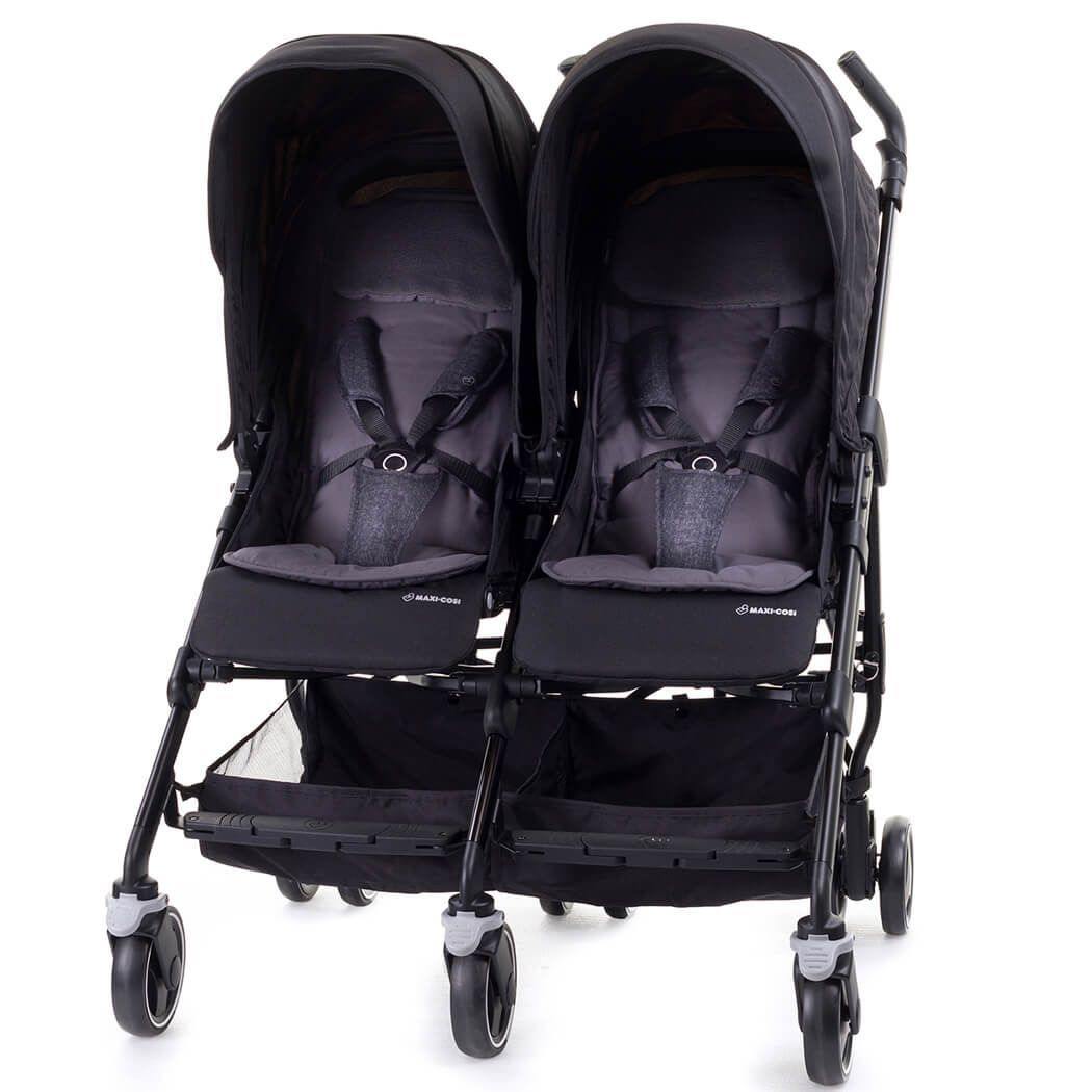 Maxi Cosi Dana For 2 Twin Stroller - Nomad Black - Aussie Baby