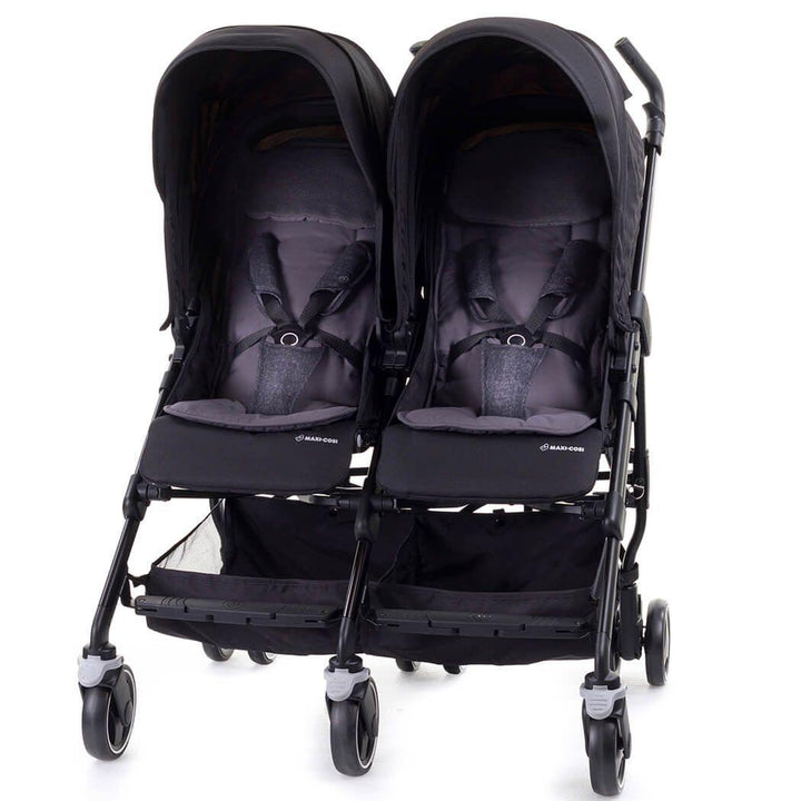 Maxi Cosi Dana For 2 Twin Stroller - Nomad Black - Aussie Baby
