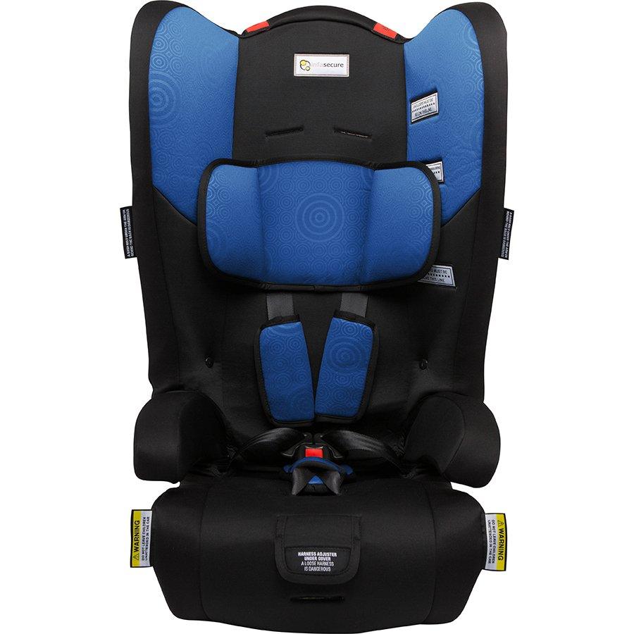 Infa Secure Racing Kid Convertible Booster Seat - Blue Swirl - Aussie Baby