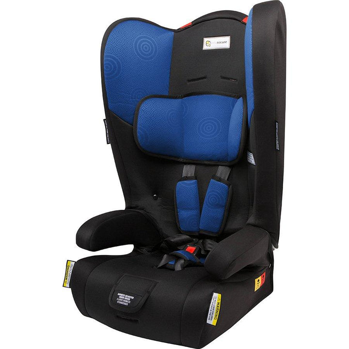 Infa Secure Racing Kid Convertible Booster Seat - Blue Swirl - Aussie Baby