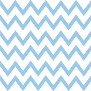 Silly Billyz Jersey Change Mat Cover - Blue Chevron - Aussie Baby