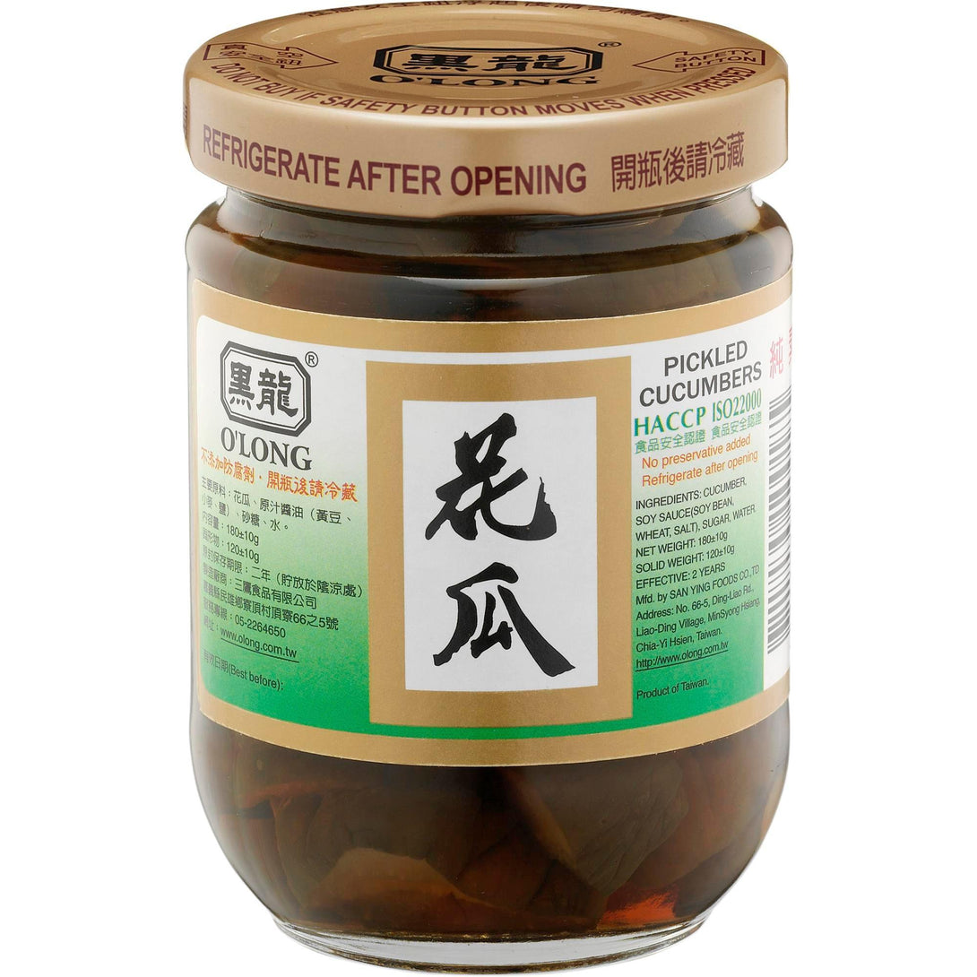 黑龍 花瓜 O'LONG Pickled Cucumber (180g) - Aussie Baby