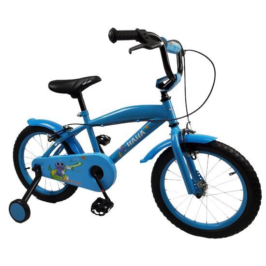 Sunny Day Boys 16 Inch Push Kids Bike with Training Wheels Blue - Aussie Baby