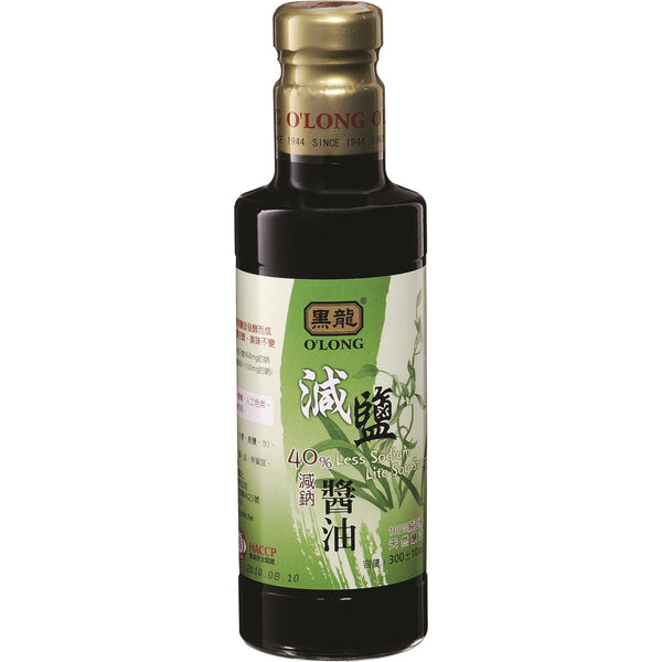 黑龍 減鹽醬油 O'LONG Less 40% Sodium Lite Soy Sauce (300mL) - Aussie Baby