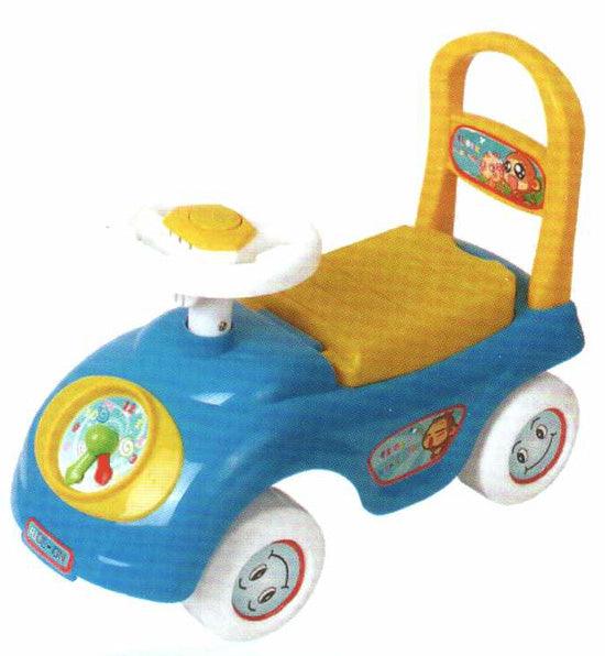 Tick Tock Clock Ride On - Blue - Aussie Baby
