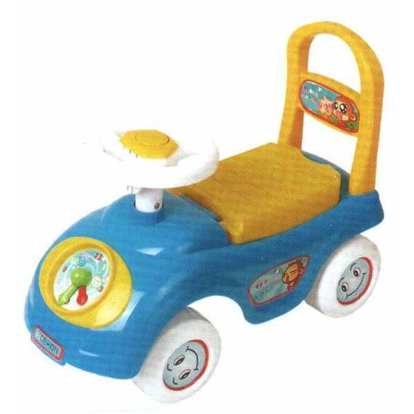 Tick Tock Clock Ride On - Blue - Aussie Baby