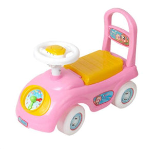 Tick Tock Clock Ride On - Pink - Aussie Baby