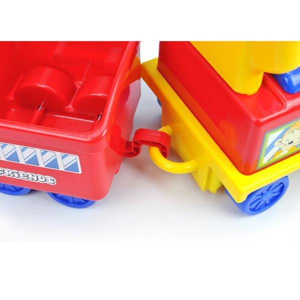 Toddler Kids Choo Choo Ride-On Train Toy with Trailer - Red - Aussie Baby