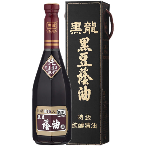 黑龍 黑豆蔭油 特級純釀清油 O'LONG Superior-Black Bean Soy Sauce (600mL) - Aussie Baby