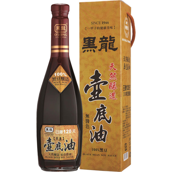 黑龍 壺底油 O'LONG Superior-Black Bean Soy Sauce Base (600mL) - Aussie Baby