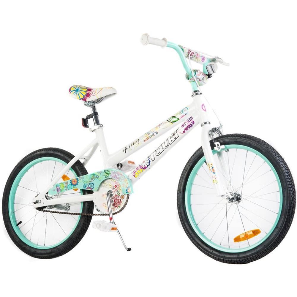Supermax Floral 20 Inch Kids Push Bike - Aquamarine - Aussie Baby
